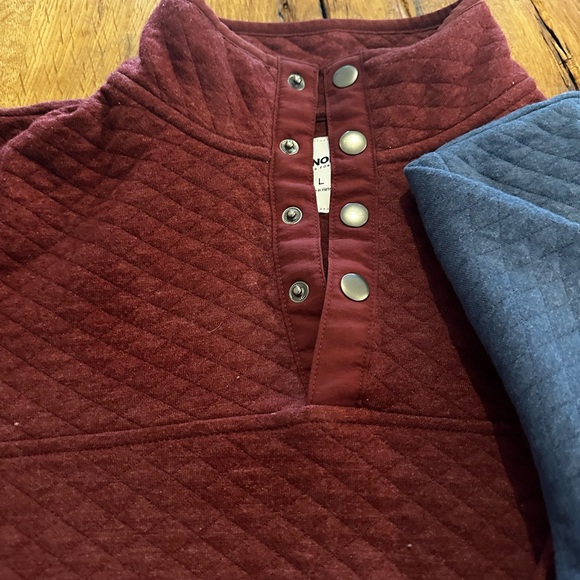 2 quilted quarter-snap pullovers Sonoma Goods For Life - Picture 4 of 11